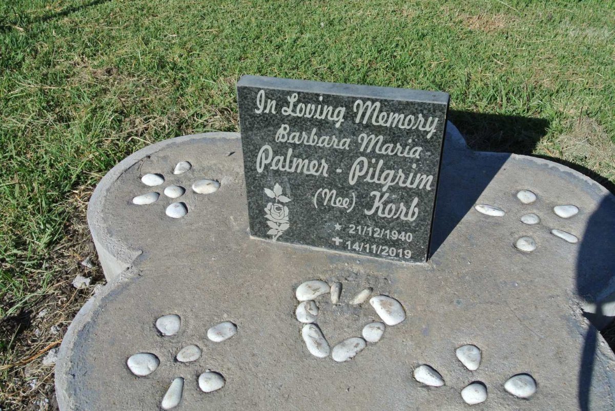 PILGRIM Barbara Maria, PALMER nee KORB 1940-2019