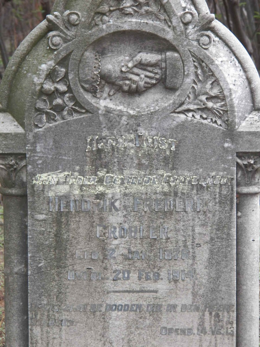 GROBLER Hendrik Frederik 1876-1914