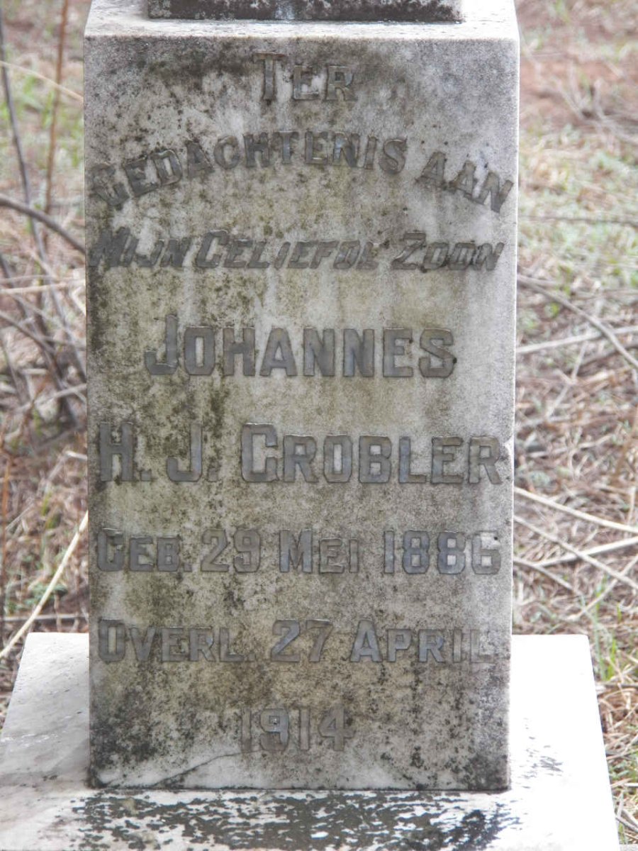 GROBLER Johannes H.J. 1886-1914