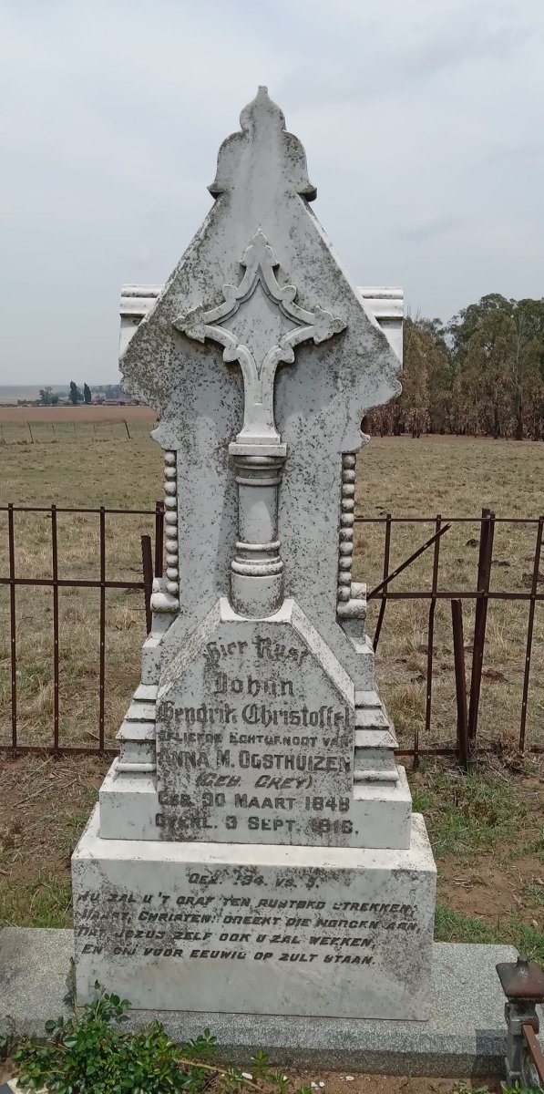 OOSTHUIZEN Johan Hendrik Christoffel 1848-1916