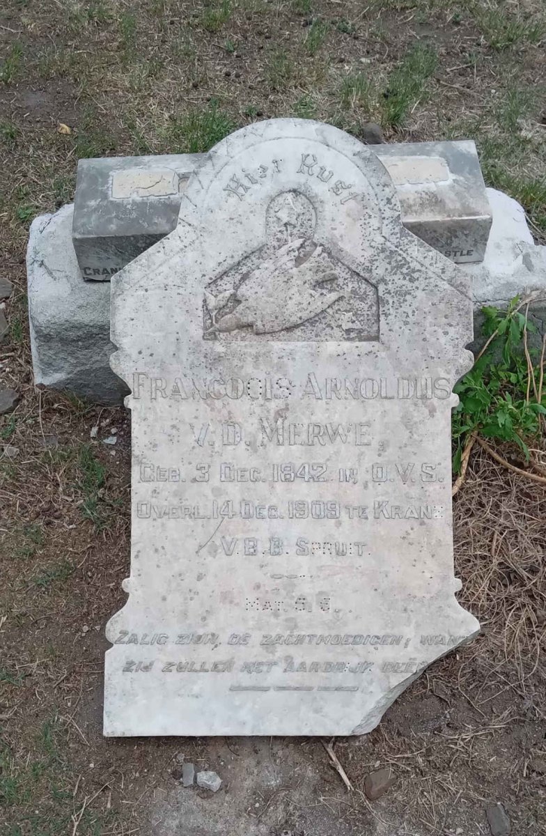 MERWE Francoois Arnoldus, v.d. 1842-1909