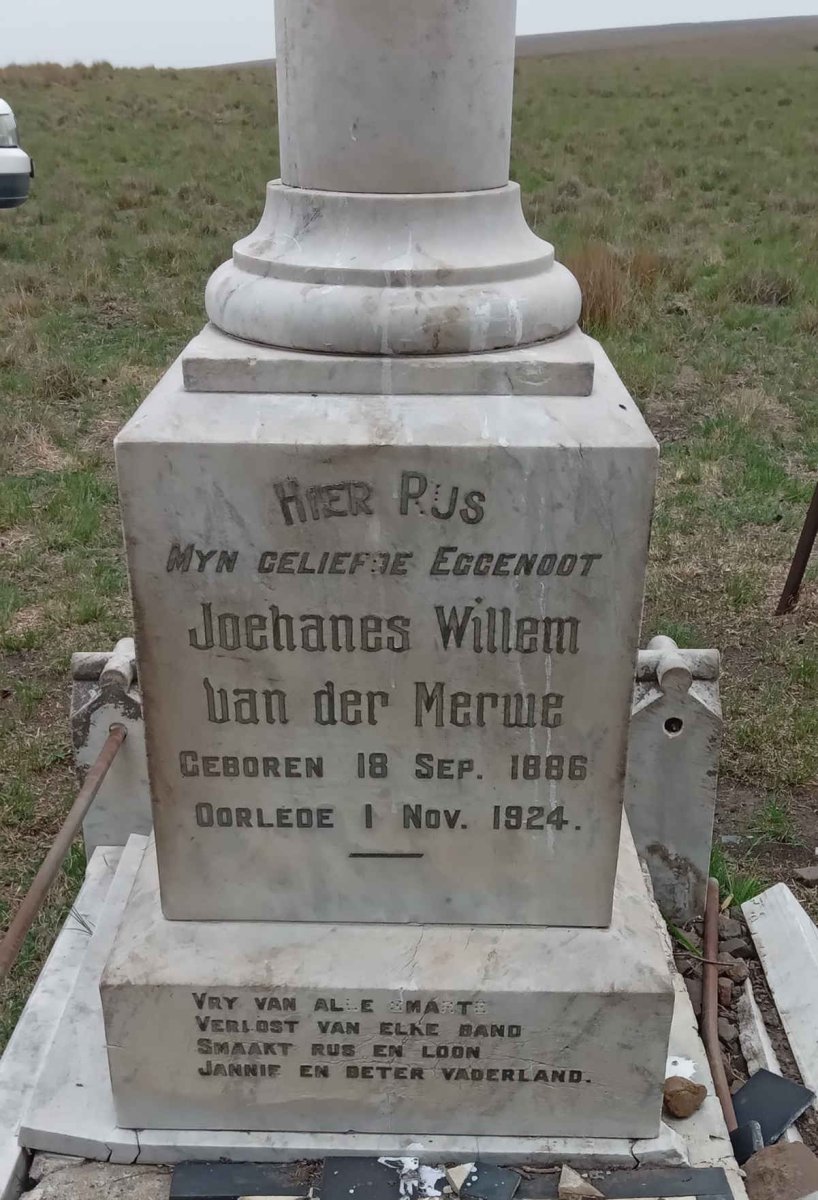 MERWE Joehanes Willem, van der 1886-1924_1