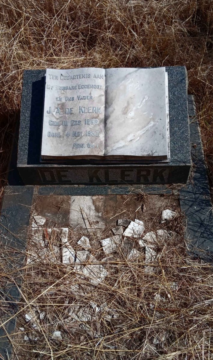 KLERK J.A., de 1866-1950