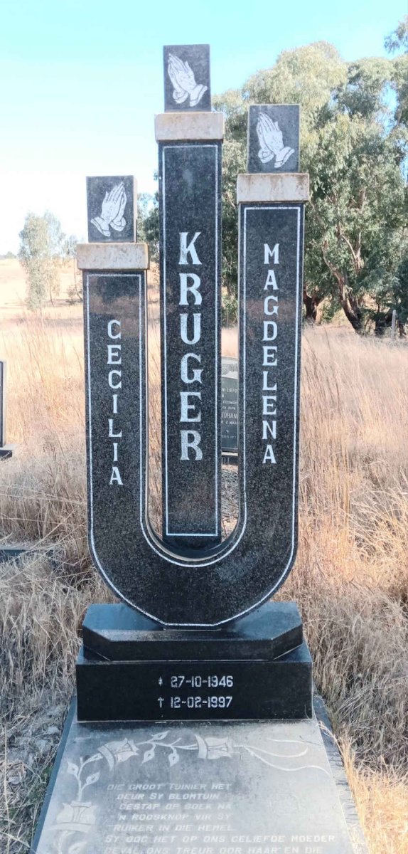 KRUGER Cecilia Magdelena 1946-1997