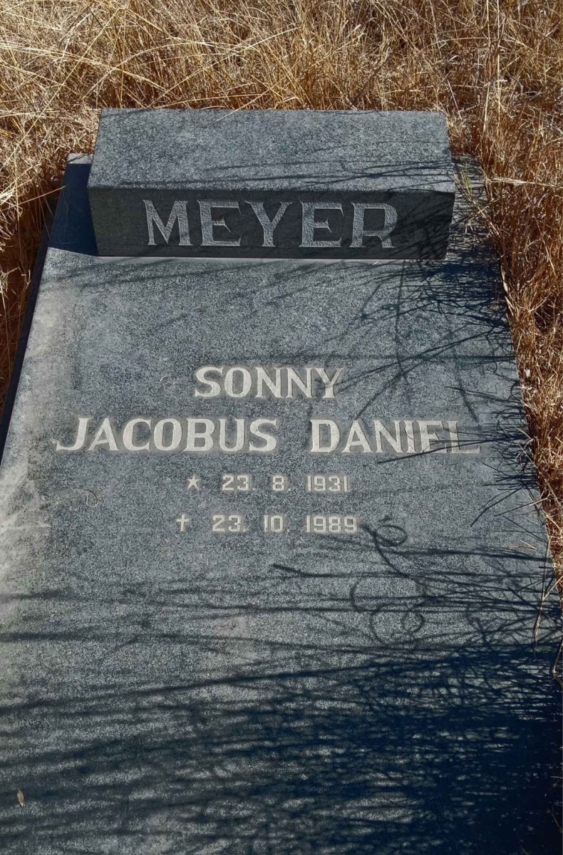 MEYER Jacobus Daniel 1931-1989 