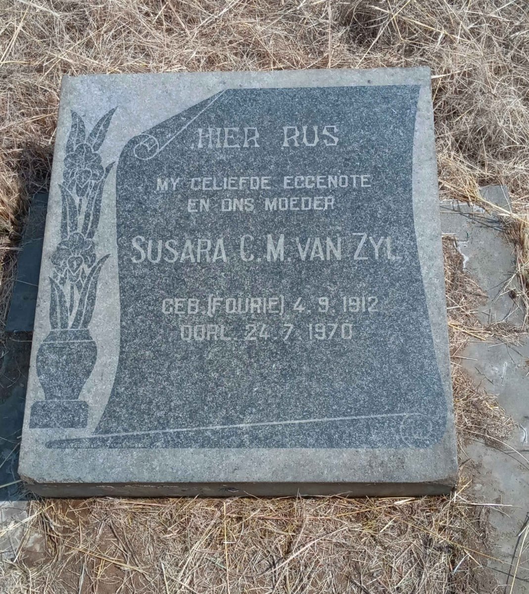 ZYL Susara C.M., van nee FOURIE 1912-1970