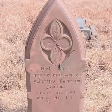 FOURIE Albertina Magdalena 1895-1918
