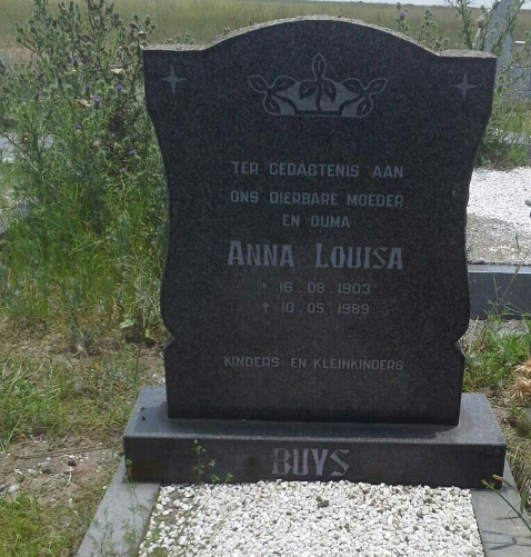 BUYS Anna Louisa 1903-1989