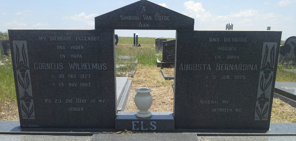 ELS Cornelis Wilhelmus 1927-1987 &amp; Augusta Bernardina 1926-