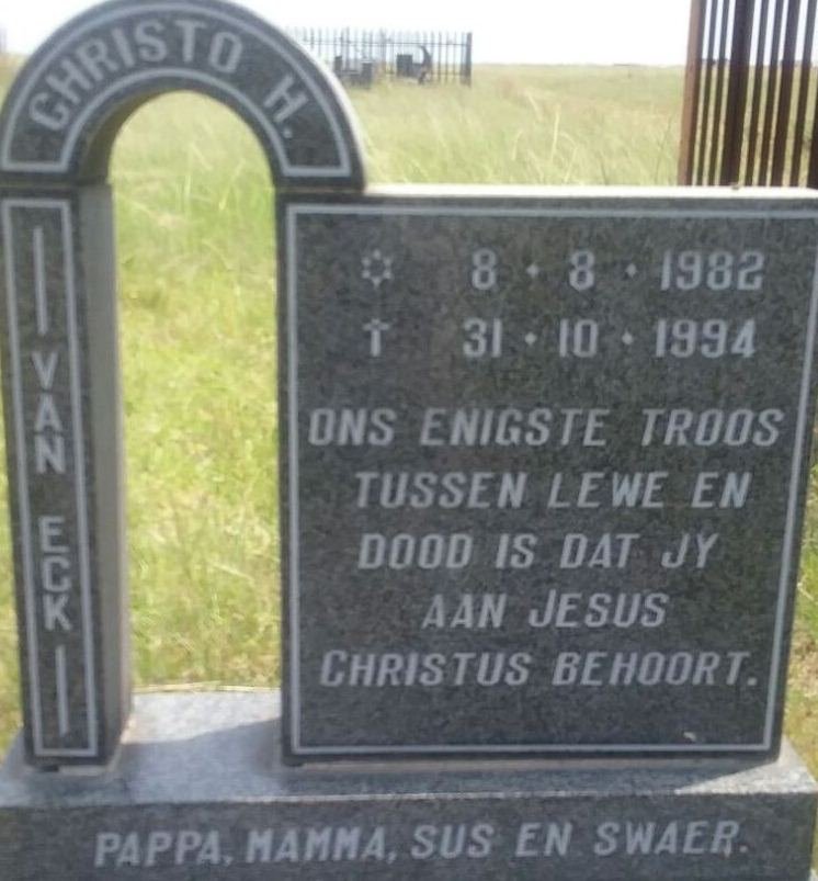 ECK Christo H., van 1982-1994