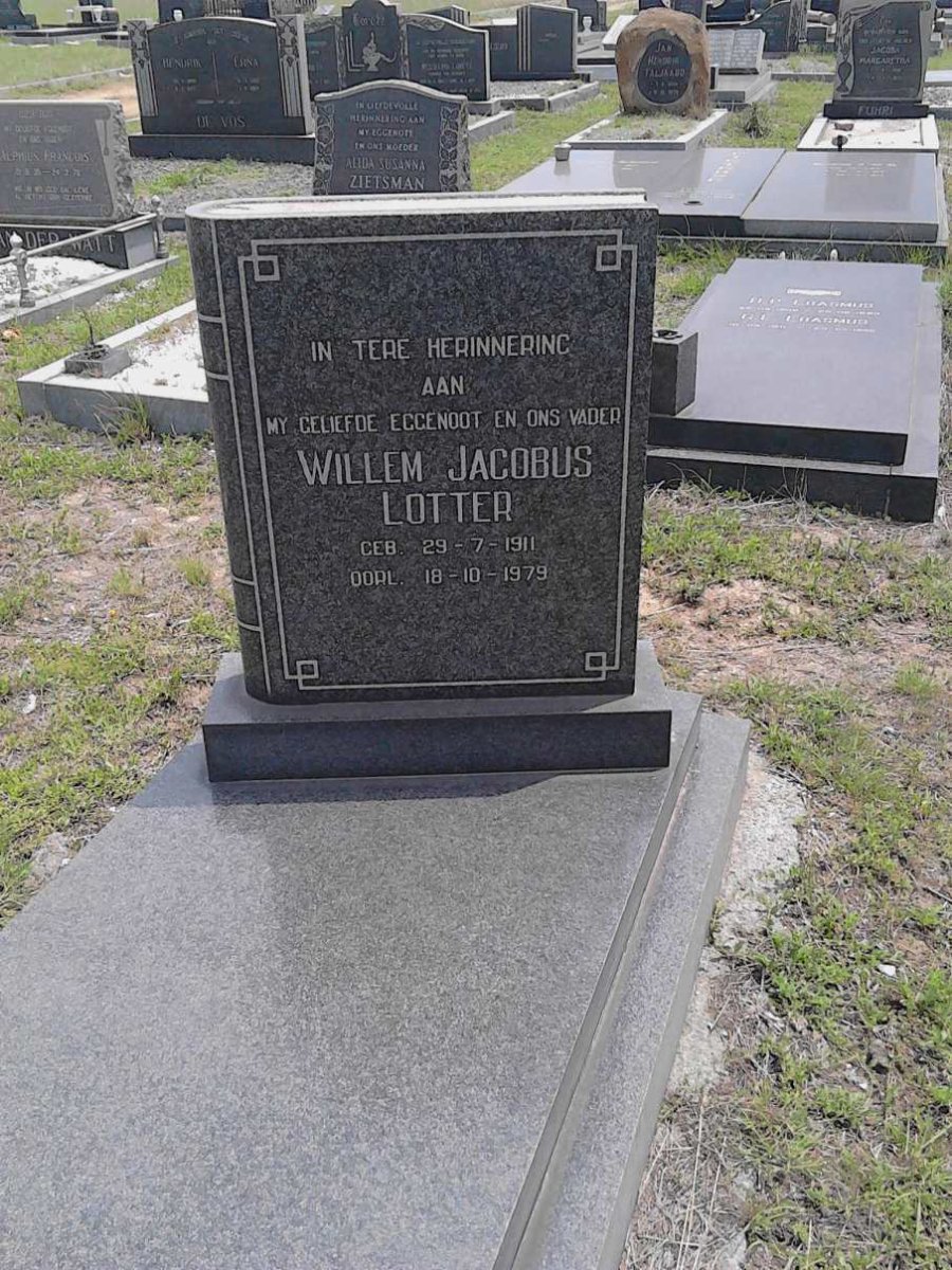 LOTTER Willem Jacobus 1911-1979