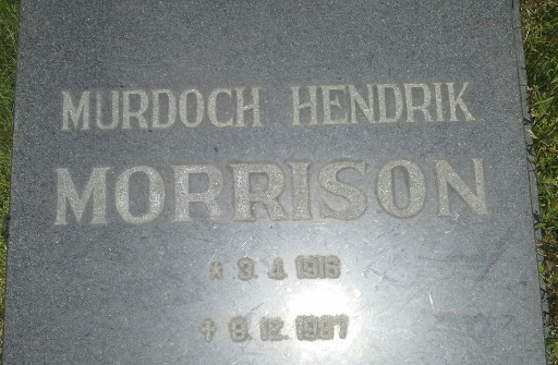 MORRISON Murdock Hendrik 1916-1987