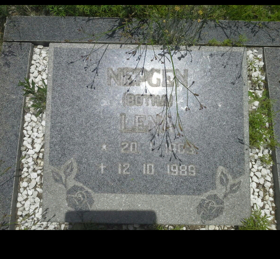NEPGEN Lena nee BOTHA 190?-1989