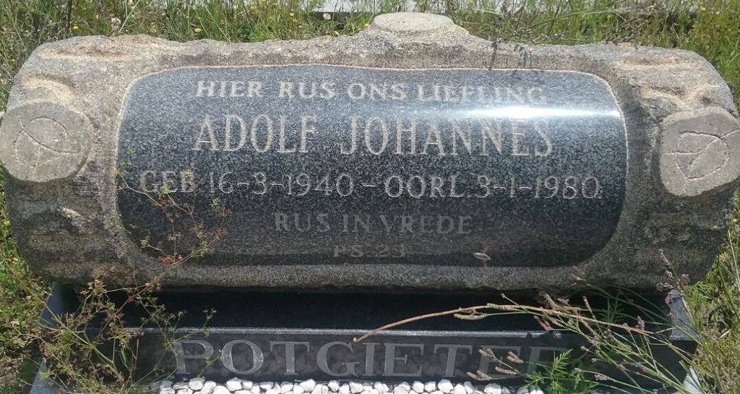 POTGIETER Adolf Johannes 1940-1980