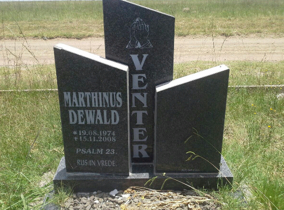 VENTER Marthinus Dewald 1974-2008