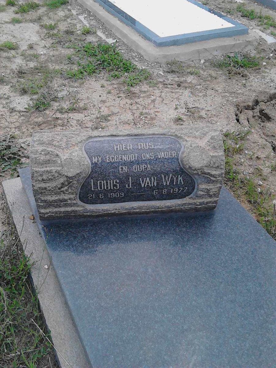 WYK Louis J., van 1909-1977