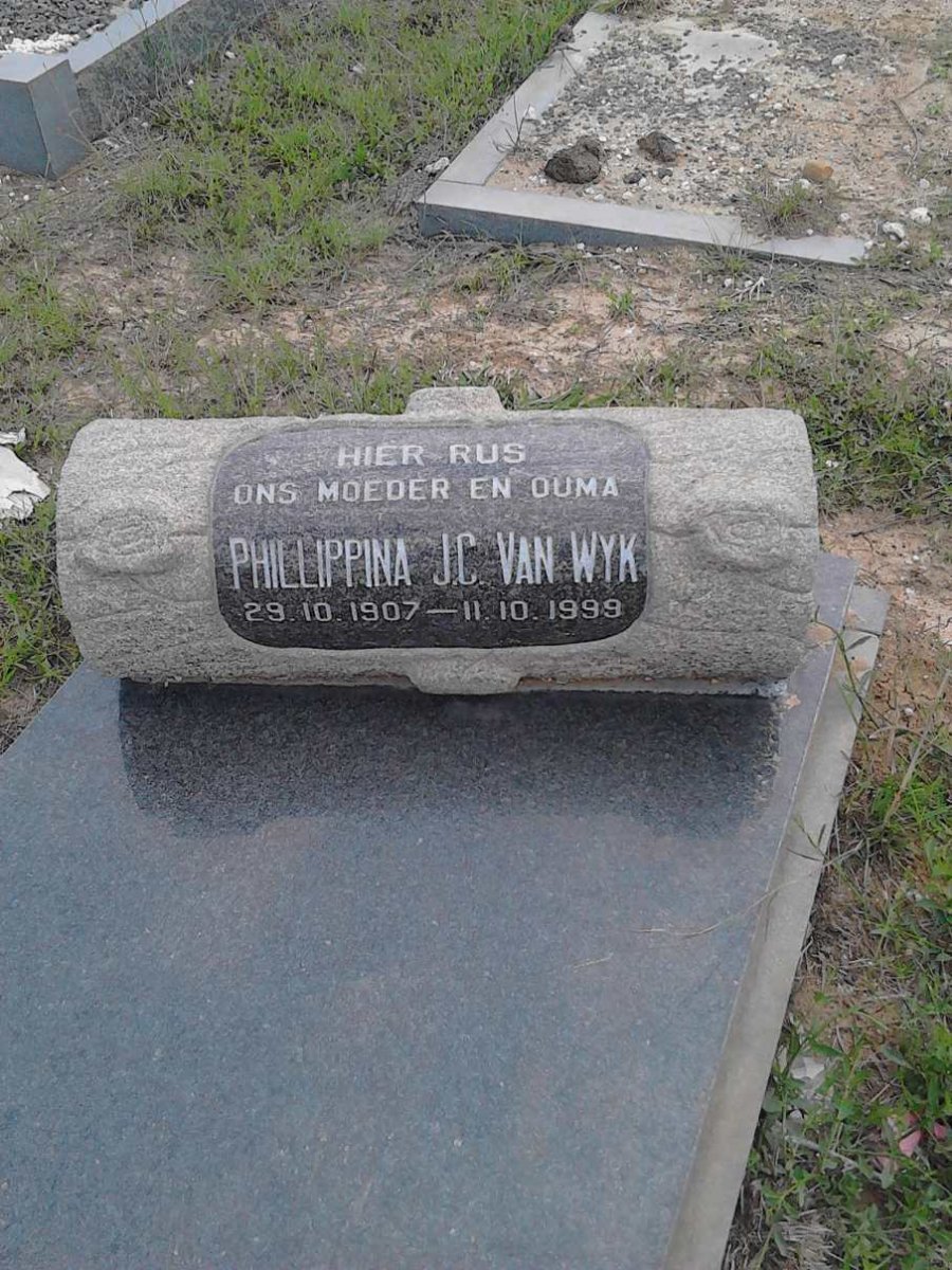 WYK Phillippina J.C., van 1907-1999
