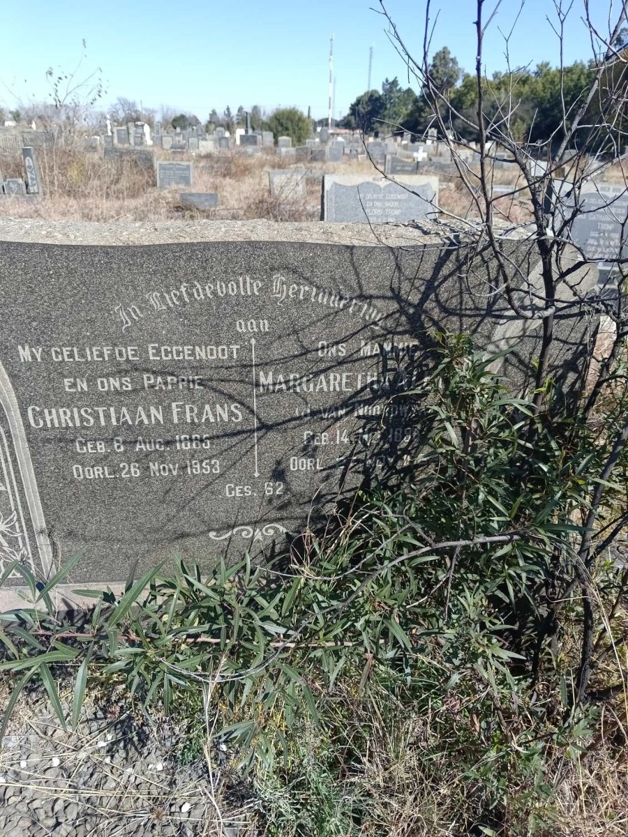 ? Christiaan Frans 1885-1953 & Margaretha ?