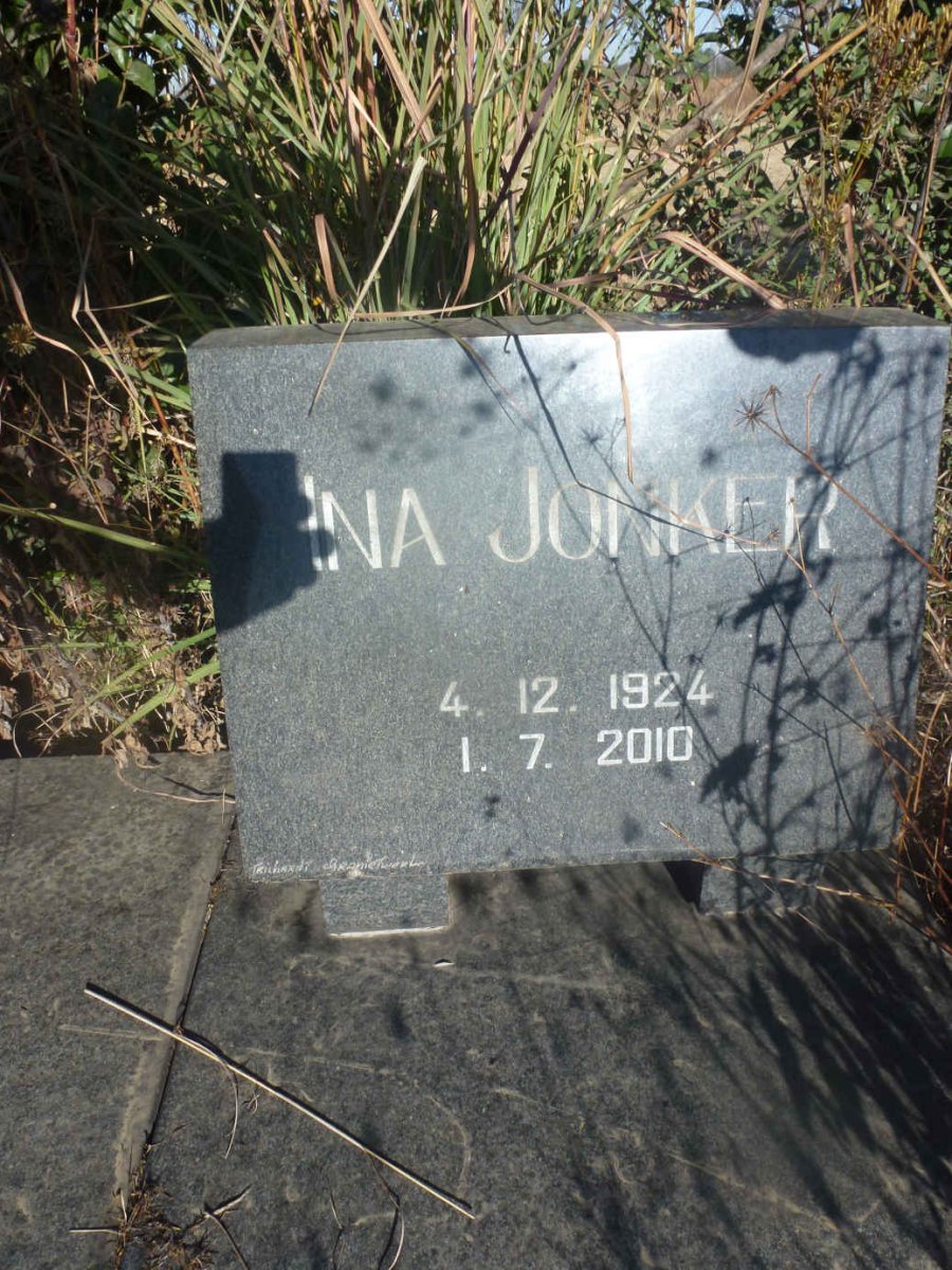 JONKER Ina 1924-2010