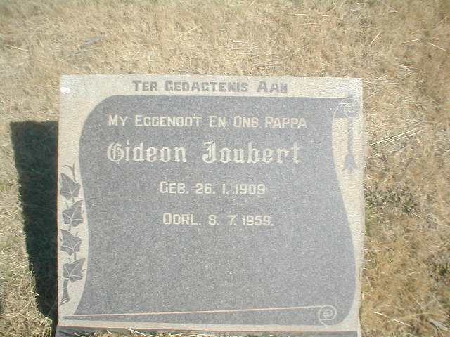 JOUBERT Gideon 1909-1959
