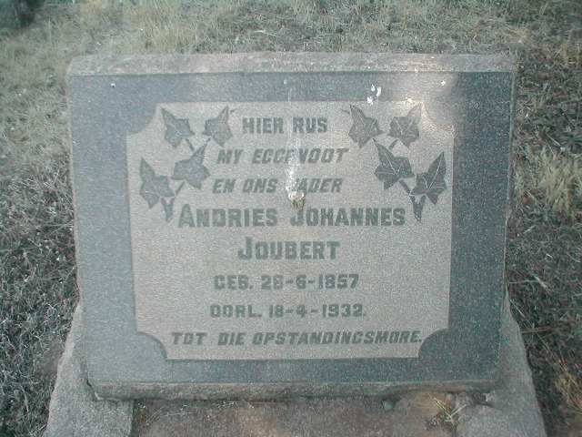 JOUBERT Andries Johannes 1857-1932