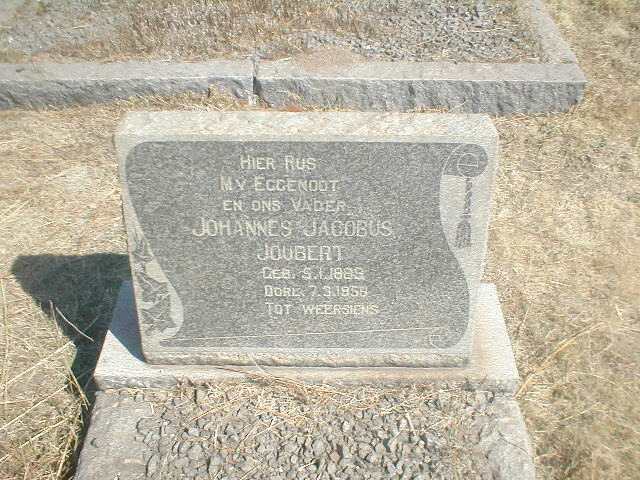 JOUBERT Johannes Jacobus 1888-1958