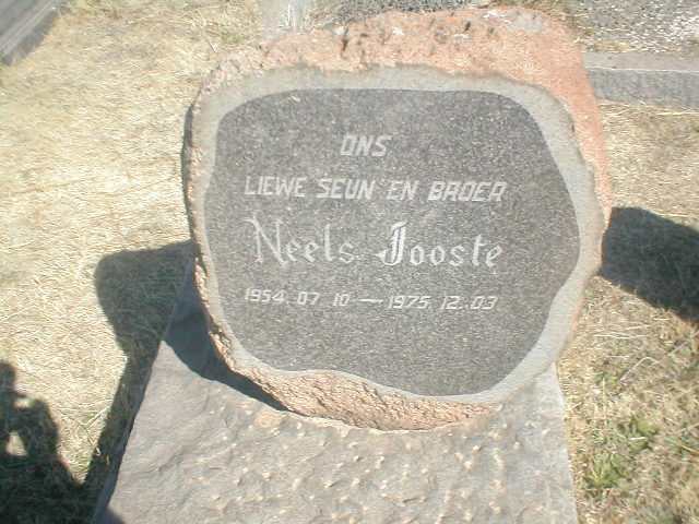 JOOSTE Neels 1954-1975