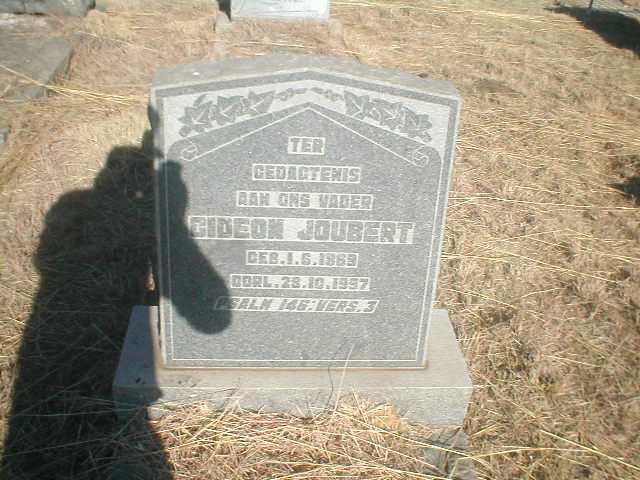 JOUBERT Gideon 1869-1957