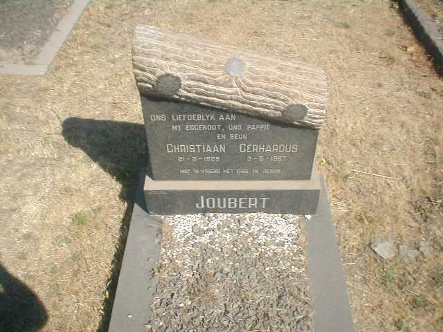JOUBERT Christiaan Gerhardus 1929-1967