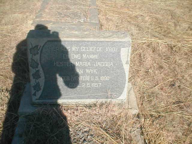 WYK Hester Maria Jacoba, van, nee VENTER 1890-1957