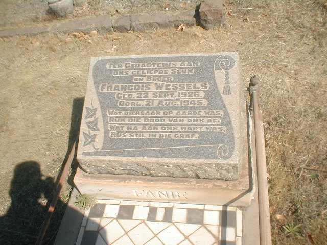 WESSELS Francois 1926-1945