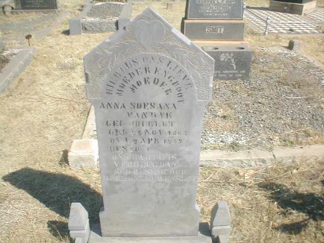 WYK Anna Soesana, van nee JOUBERT 1868-1949