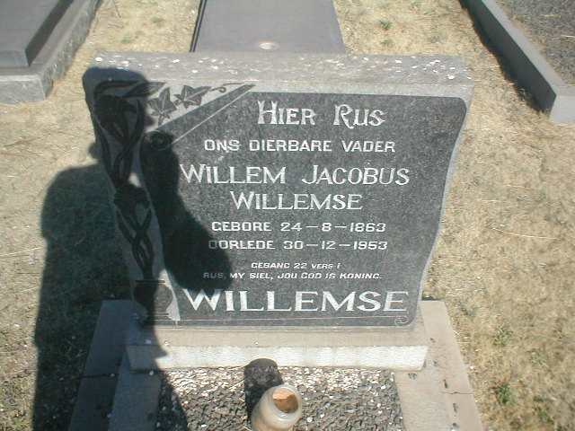 WILLEMSE Willem Jacobus 1863-1953