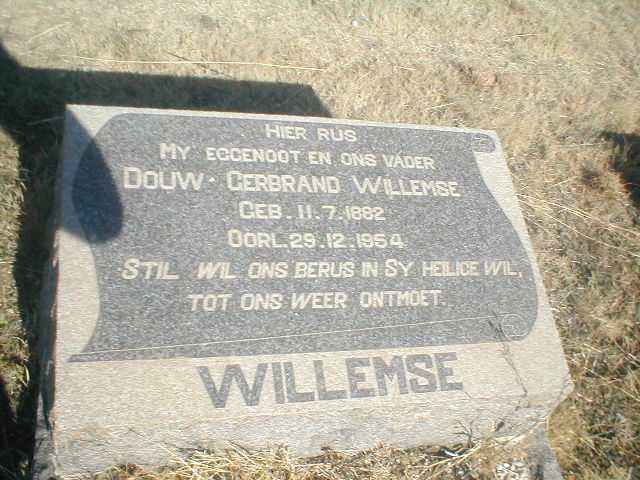 WILLEMSE Douw Gerhard 1882-1954