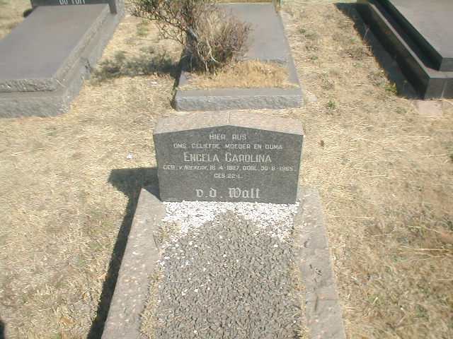 WALT Engela Carolina, v.d. 1887-1965