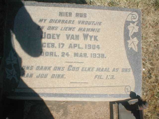 WYK Joey, van 1904-1938