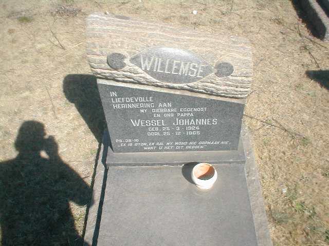 WILLEMSE Wessel Johannes 1924-1965