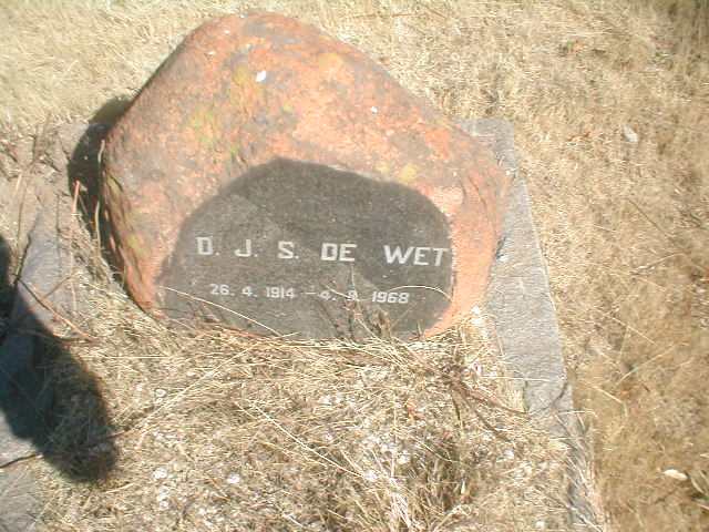 WET D.J.S. De 1914-1968