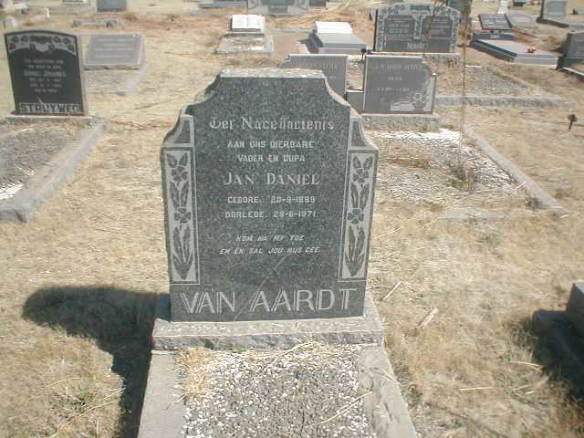 AARDT Jan Daniel, van 1899-1971