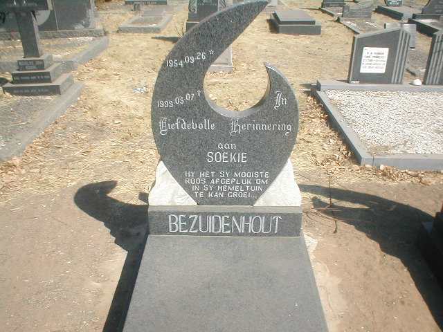 BEZUIDENHOUT Soekie 1954-1999