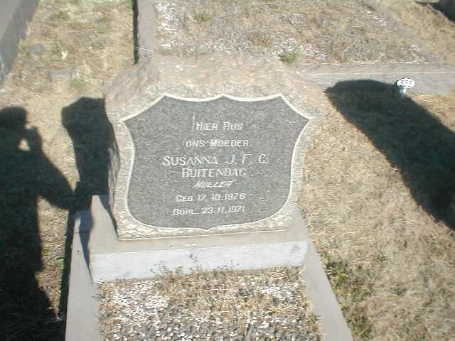 BUITENDAG Susanna J.F.G. nee MULLER 1878-1971