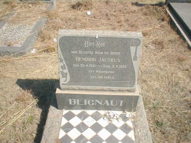 BLIGNAUT Hendrik Jacobus 1941-1959