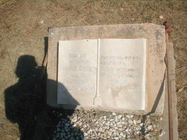 BIERMAN Cornelia nee VAN DER MERWE 1871-1945
