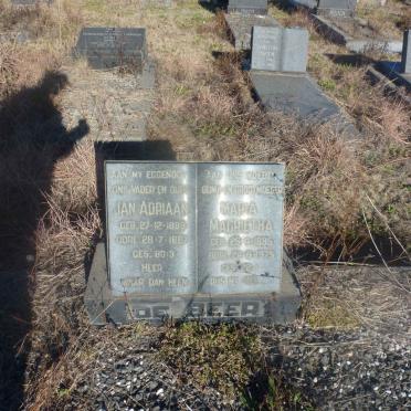 BEER Jan Adriaan, de 1889-1967 & Maria Magrietha 1895-1975 