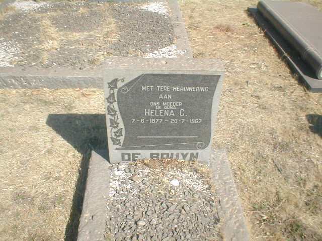 BRUYN Helena C. de, 1877-1967