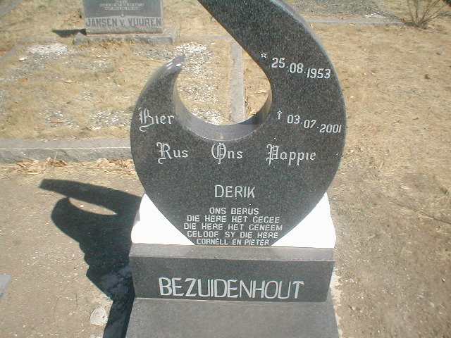 BEZUIDENHOUT Derik 1953-2001