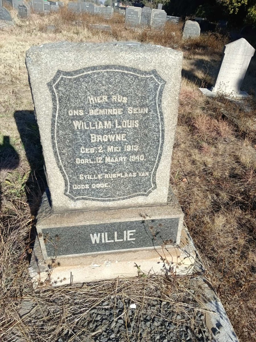 BROWNE William Louis 1913-1940
