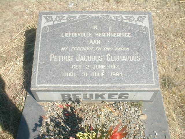 BEUKES Petrus Jacobus Gerhardus 1917-1964