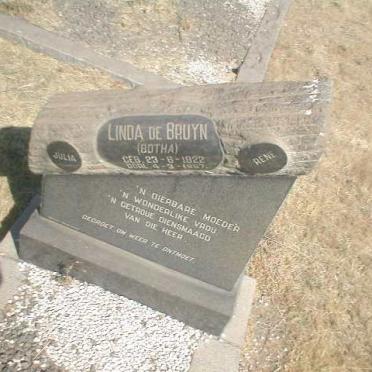 BRUYN Linda, de nee BOTHA 1922-1987