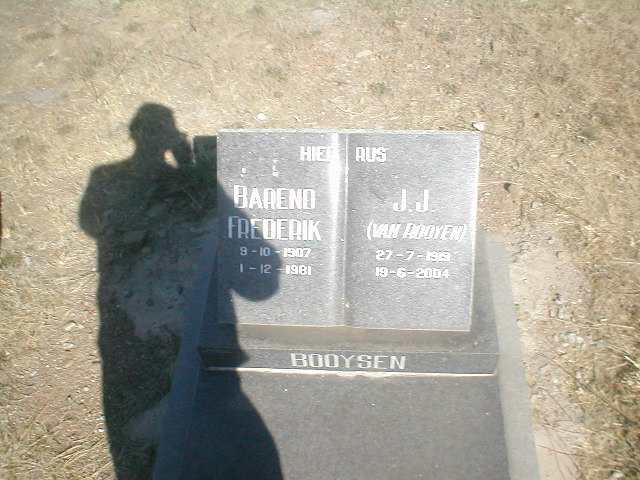 BOOYSEN Barend Frederik 1907-1981 &amp; J.J. van ROOYEN 1919-2004